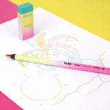 Milan Multicoloured MAXI Pencils, Sunset series