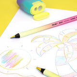 Milan Multicoloured MAXI Pencils, Sunset series