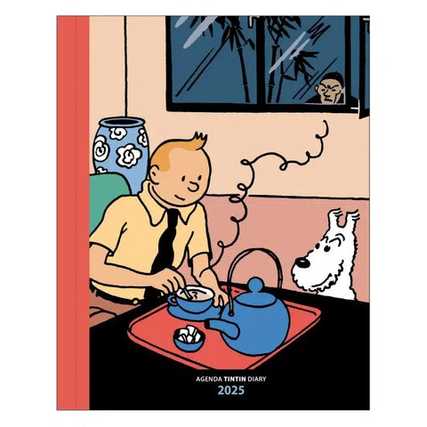 Tintin 2025 Desk Diary, The Blue Lotus