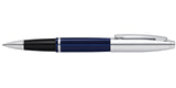 Cross Calais™ Chrome & Blue Lacquer Rollerball Pen