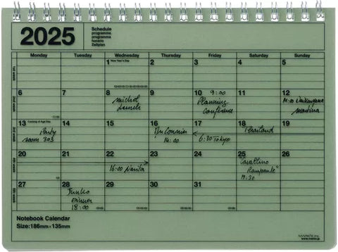 Mark's Inc 2025 Notebook Calendar, Small