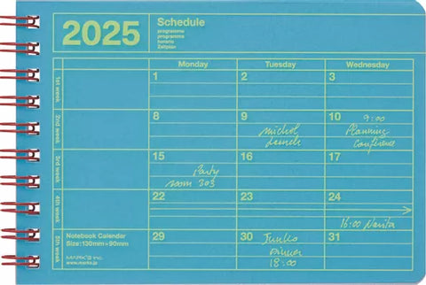 Mark's Inc 2026 Notebook Calendar XS
