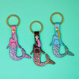 Ark Leather Mermaid Keyring