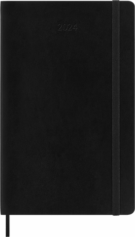 Moleskine 2024 Horizontal/ Week to View Planner, Large, Soft Cover