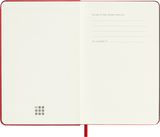 Moleskine Classic Diary 2025/2026, Pocket 18-Month Weekly with Notebook, Hard Cover