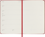 Moleskine Classic Diary 2025/2026, Pocket 18-Month Weekly with Notebook, Hard Cover