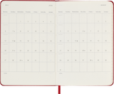Moleskine Classic Diary 2025/2026, Pocket 18-Month Weekly with Notebook, Hard Cover