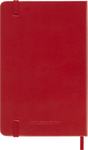 Moleskine Classic Diary 2025/2026, Pocket 18-Month Weekly with Notebook, Hard Cover