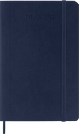 Moleskine Classic Diary 2025/2026, Pocket 18-Month Weekly with Notebook, Hard Cover
