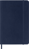 Moleskine Classic Diary 2025/2026, Pocket 18-Month Weekly with Notebook, Hard Cover