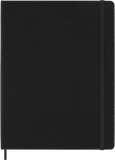 Moleskine Diary 2025/2026, XL 18-Month Weekly Notebook, Hard Cover, Black
