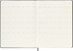 Moleskine Diary 2025/2026, XL 18-Month Weekly Notebook, Hard Cover, Black