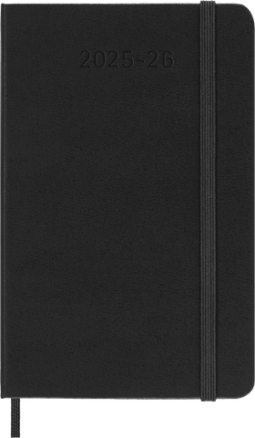 Moleskine Horizontal Pocket Diary 2025/2026, 18-Month, Hardcover