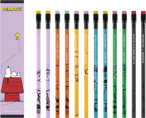 Blackwing X Moleskine Peanuts Limited Edition Pencil Set