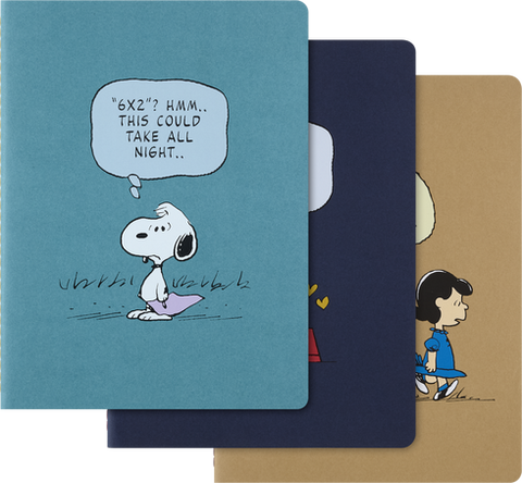 Peanuts x Moleskine Limited Edition Set of 3 Cahiers, XL