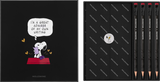 Peanuts x Moleskine Notebook & Blackwing Pencil Set, Gift Boxed