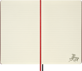 Moleskine Year of the Horse Large Ruled Notebook, Red Fire Horse