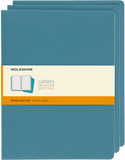 Moleskine Cahier Journals, Set of 3, Extra Large