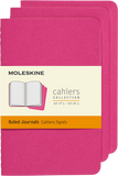 Moleskine Cahier Journals, Set of 3, Large