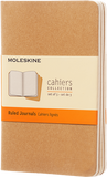 Moleskine Cahier Journals, Set of 3, Pocket