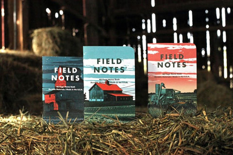 Field Notes Quarterly Edition Winter 2023, 'Heartland' Memo Books, 3 Pack