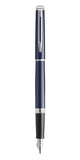 Waterman Impression Fountain Pen, Blue with Chrome Trim