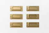 Traveler's Company Brass Label Plates