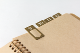 Traveler's Company Brass Number Clips
