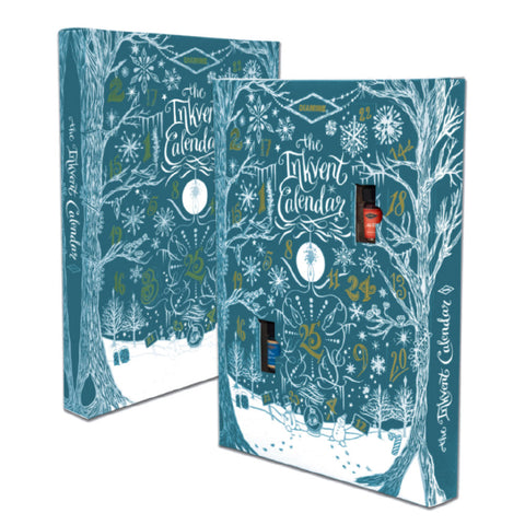 Diamine 2025 Inkvent Calendar, The Teal Edition