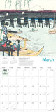 Japanese Woodblocks Wall Calendar 2025