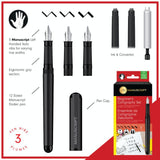 Manuscript Beginners Calligraphy Set, Left Handed