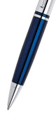 Cross Calais™ Chrome & Blue Lacquer Ballpoint Pen