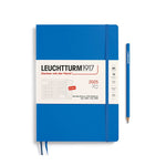 Leuchtturm1917 16 Month, Monthly Planner with Notebook 2025, B5 Softcover