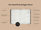 MiGoals B5 Undated Goal Digger Planner