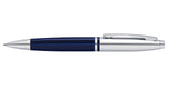 Cross Calais™ Chrome & Blue Lacquer Ballpoint Pen