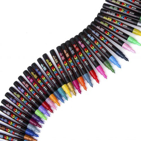 Uni Posca PC-5M Paint Marker - Medium Point - 8 Color Box Set Uni Posca PC-5M Paint Marker - Medium Point - 8 Color Box Set