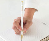 Hightide Penco Prime Timber and Brass Mechanical Pencil, 2mm lead