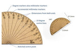 Divide & Rule Protractor, 360° and 180°