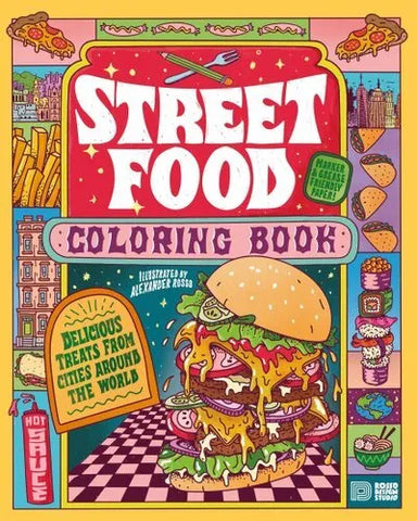 Street Food Colouring Book