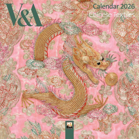 V&A: Chinese Textiles 2026 Mini Wall Calendar