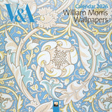 V&A: William Morris Wallpapers 2026 Wall Calendar