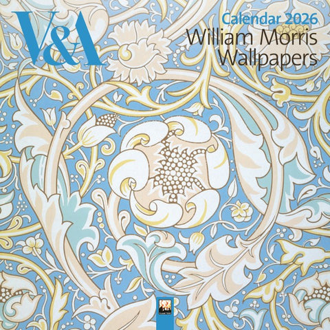 V&A: William Morris Wallpapers 2026 Wall Calendar