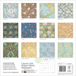 V&A: William Morris Wallpapers 2026 Wall Calendar