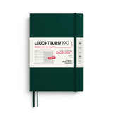 Leuchtturm1917 Weekly Planner & Notebook 2027 18 Months, Ruled
