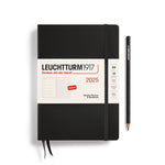 Leuchtturm 1917 Weekly Planner and Notebook 2025, Dotted format