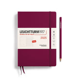 Leuchtturm 1917 Weekly Planner and Notebook 2025, Dotted format