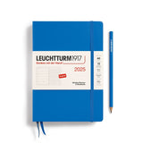 Leuchtturm 1917 Weekly Planner and Notebook 2025, Dotted format