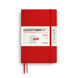 Leuchtturm1917 Weekly Planner and Notebook 2027, B6 Softcover