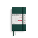 Leuchtturm1917 2026 Weekly Planner and Notebook, Pocket A6 Hardcover, Ruled