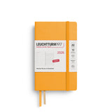 Leuchtturm1917 2026 Weekly Planner and Notebook, Pocket A6 Hardcover, Ruled